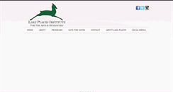 Desktop Screenshot of lakeplacidinstitute.org